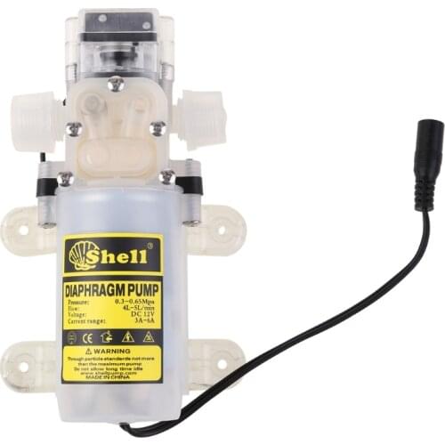 DC 12V 70W food grade Diaphragm Water Pump Self-priming Booster Pump with Automatic Switch 300L/H for red wine milk R06