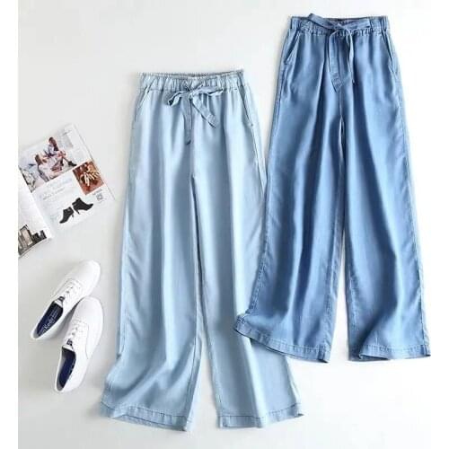 MLUOLANC Women's Cropped Jeans