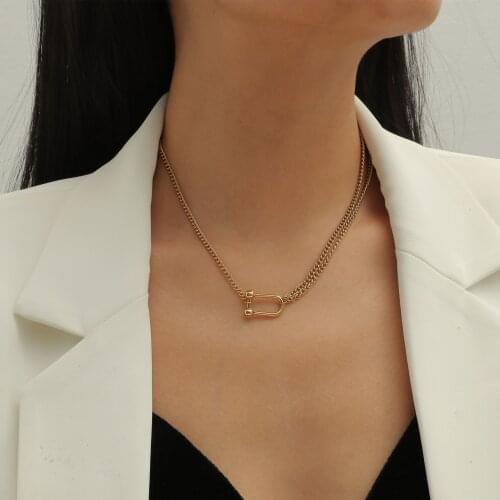 MANGOSKY Simple Design Fashion Chains Necklaces For Women
