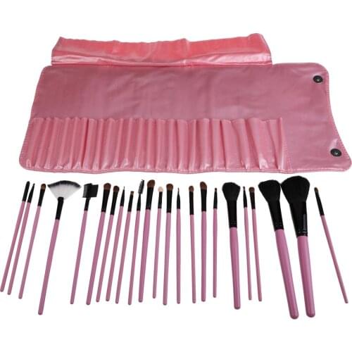 Set of 23PCS Makeup Cosmetic Eyeshadow Eyeliner Powder Blusher Brush Kit