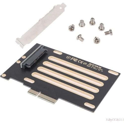 U.2 SFF-8639 to PCI-E X4 3.0 Riser Card SFF-8639 to SSD Extension Adapter