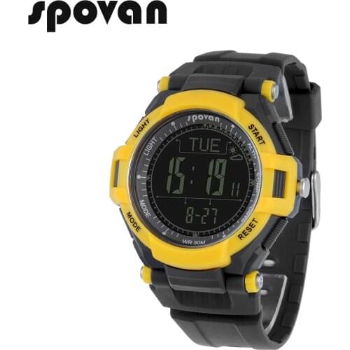 Spovan Multifuction Sport Smart Watch Men Fitness Tracker Blood Pressure IP67 Waterproof Smartwatch Digital Display Smart Clock