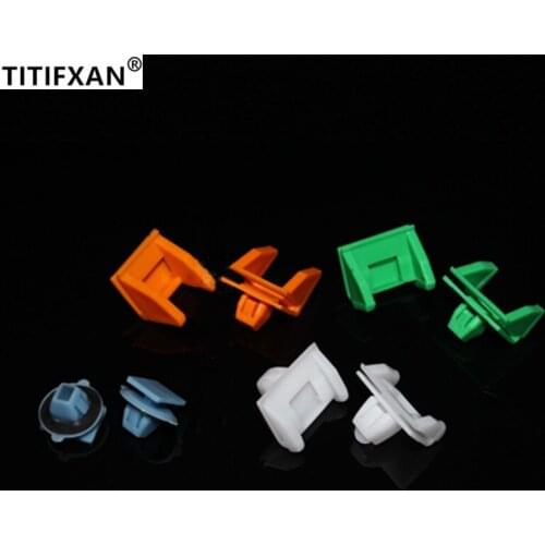 8PCS Auto plastic fasteners for Toyota Alphard Prado Previa Lexus door guard panel trim slatted bottom skirt clip