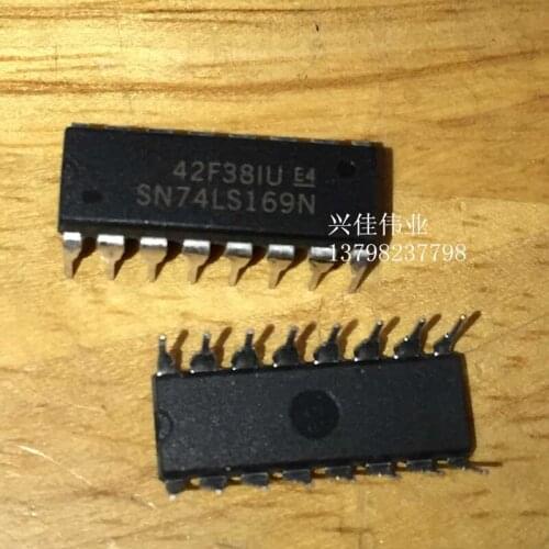 10PCS Line 74LS169 HD74LS169P SN74LS169 DIP16 four binary reversible counter