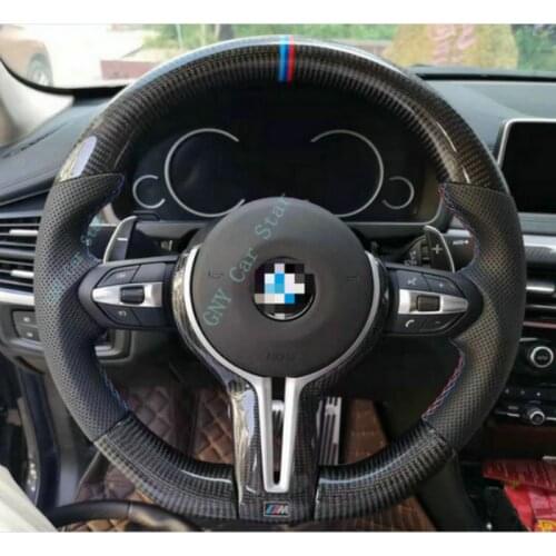 100% Real Carbon Fiber Car Steering Wheel For BMW M3 328M No Buttons