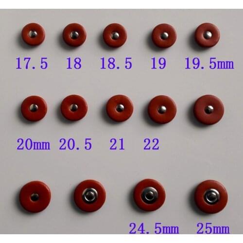 30 Pieces/Lot) 17.5mm 18mm To 25mm Individual Saxophone Metal Pads In Saxophone Parts