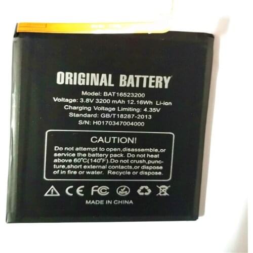 3200mAh BAT16523200 Replacement Battery For Doogee Y6 C Y6C MTK6750 Octa Core Mobile Phone Batteries with repair tools
