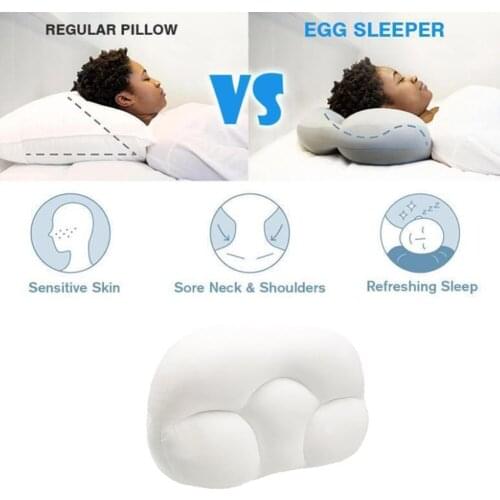 3D All-round Sleep Pillow Memory Foam Soft Orthopedic Neck Pillow Pain Release 3D Neck Micro Airball Pillow Deep Sleep Dropship
