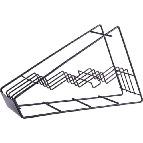 4 Bottle Wire Diplay Rack/Monin Syrup Rack Coffee Storage Rack Multifunction Milk Tea Cup Rack Display