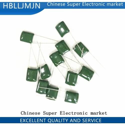 50PCS 2A104J 2A104 100V 0.1UF 100nF Polyester Film capacitor