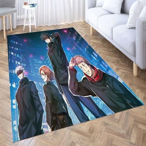 Jujutsu Kaisen Carpet Decora Home Bedroom Kitchen Anti-slip Mat Rug Doormat Aisle Floor Mat Bath Mats Doormat