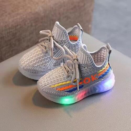 Childrens Sports Shoes for Women Sneakers 2021 Spring Fashion White Casual Toddler Girls Shoes Sneakers Printed Soft Sole