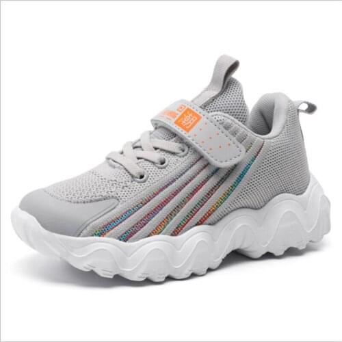 2021 New Spring Autumn Kids Shoes Fashion Mesh Casual Children Shoes Boy Girl Lightweight Comfortable Breathable Sport Running