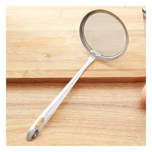 Kitchen stainless steel leak spoon filter oil spoon filter oil spoon foam spoon abehind oil spoon filter oil filter oil net