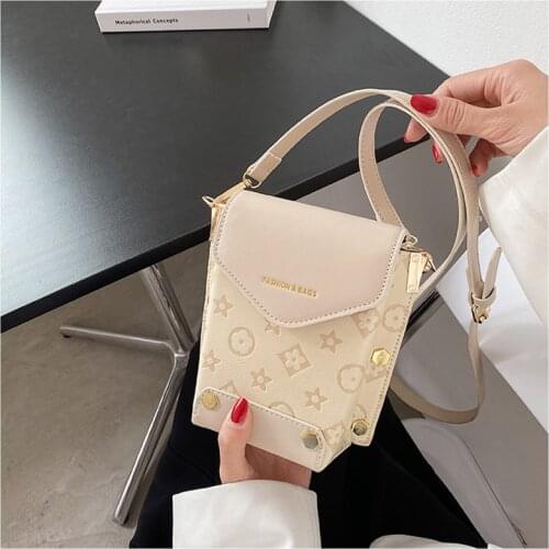 Mini PU Leather Crossbody Bags For Women 2021 New Fashion Shoulder Bag Brand Design Purses Female Travel Handbags