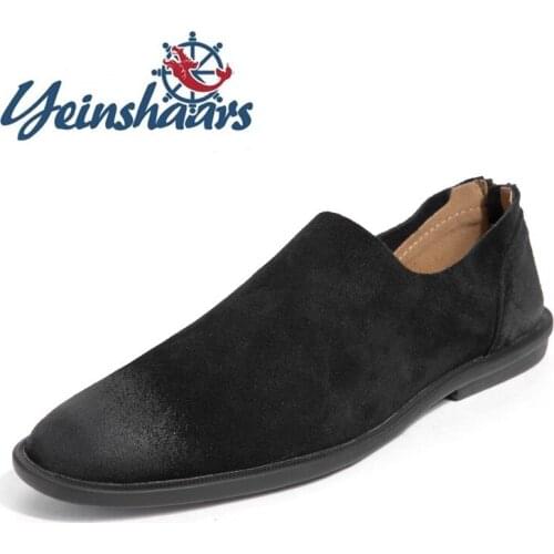 Fashion Loafers Suede Shoes Men High Quality Lightweight Walking Shoes Driving Shoes Business Office Formal Shoes Moccasin Homme