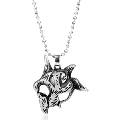 MQCHUN Game League Legends LOL Hero Eternal Hunters Kindred Metal Pendant Necklace Alloy Chain Pendant Jewelry For Men Women