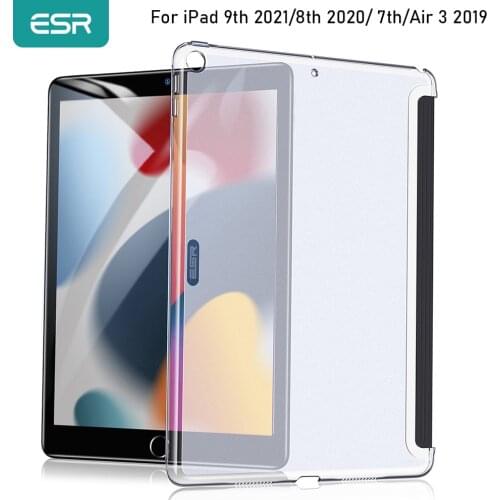 ESR Soft Case for 2020 iPad 8th Generation 2019 iPad 7th Gen Original Clear TPU Shell Matte Back Cover 10.2'' for iPad 7 8 Case