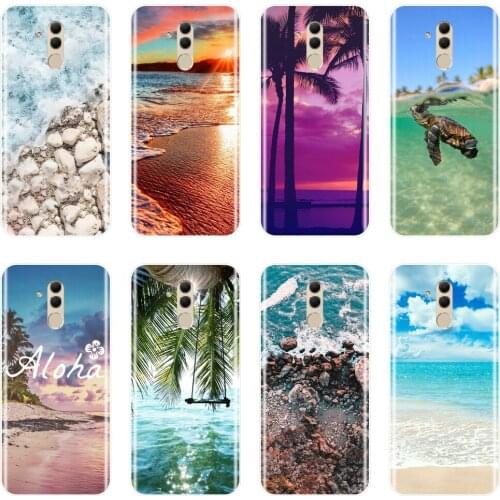 Beach Turtle Ocean Summer Stone Back Cover For Huawei Mate 9 10 20 Lite Soft Phone Case Silicone For Huawei Mate 7 8 9 10 20 Pro