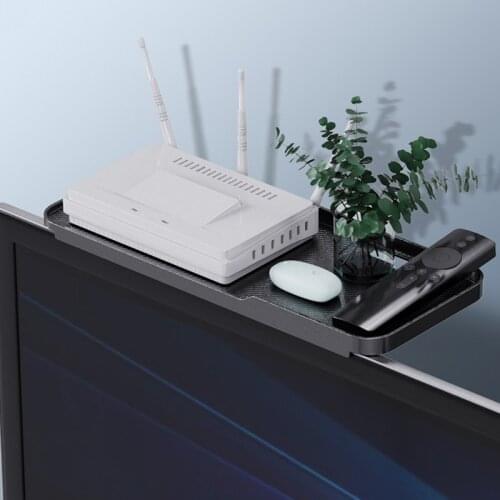 Adjustable Router Storage Rack Wall Hanging Plug Board Bracket Punch-free Set-top Box Organizer Living Room Decoration Shelf