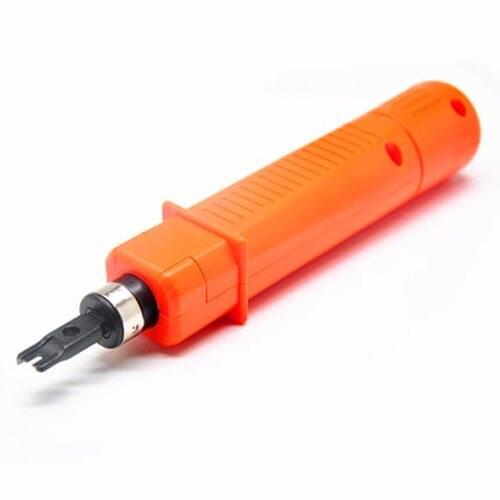 Network RJ45 RJ11 Stripper Cable Crimper Wire Cut Off Impact Punch Down Tool Impact Punch Down Insert Cut Cable