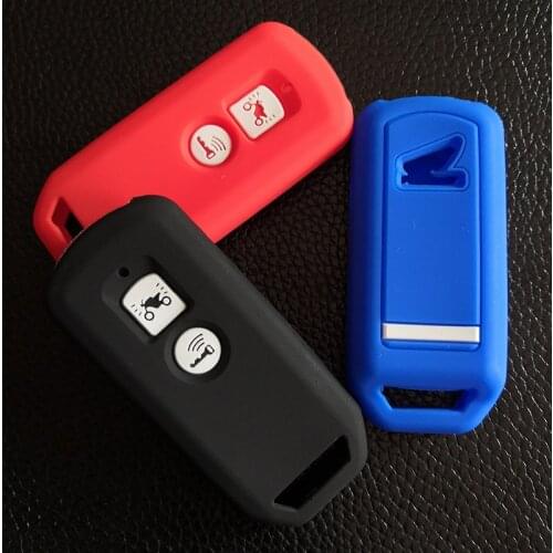 Silicone Key Case Cover For Honda X ADV SH 300 150 125 Forza PCX150 2018 Motorcycle Scooter 2 Button Smart Key