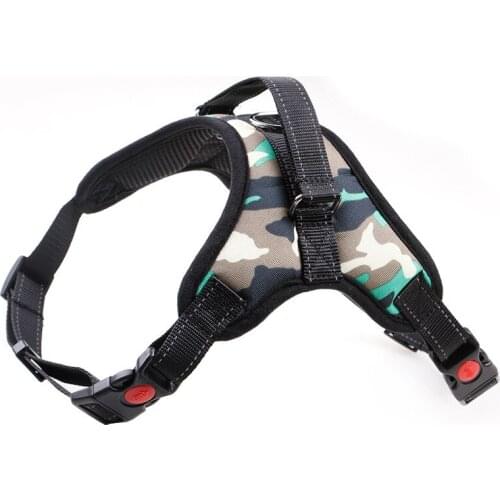 Adjustable Pet Harness For Dog Reflective Breathable Costumized Vest Pet Products Outdoor Walking Personalized Harness