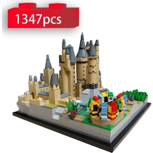 Magic Movie Castle Model Building Blocks City School Epic Bricks Educational DIY Collection Toys for Children Gifts MOC-25280