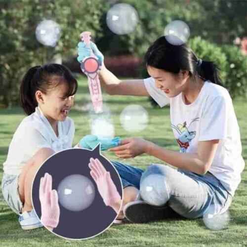 Smoke Magic Bubble Machine Electric Automatic Bubble Blower Maker Gun Birthday Gift For Kids Outdoor Toys
