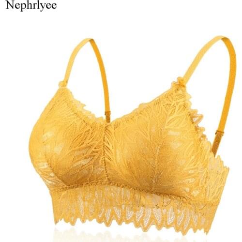 2021 New Sexy Bras For Women Lingerie Lace Underwear Anti-Light Crop Top Seamless Push Up Bralette Female Brassiere CA245