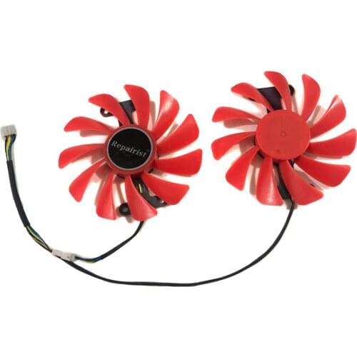 2pcs/set Video Cards GTX1080 GPU Alternative Cooler Fan For gainward GTX 1080 gtx1080Ti Graphics Card Cooling
