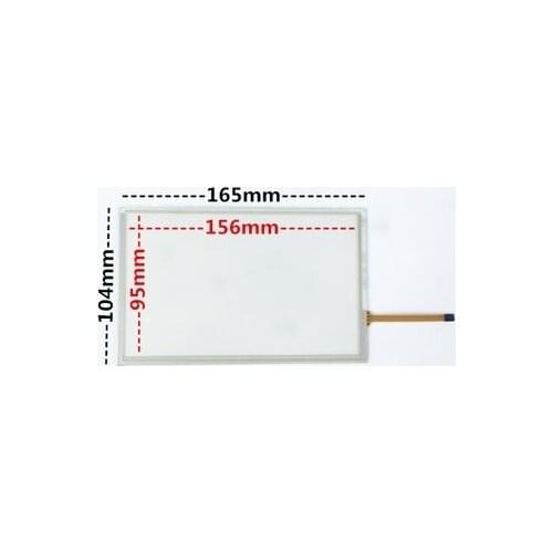 5pcs/lot New 7.1 inch resistance touch screen 165*104 mm