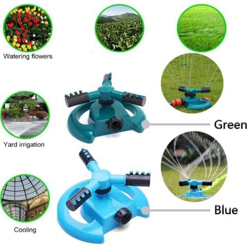 360° Automatic Rotating Portable Irrigation Lawn Sprinkler Garden Lawn Fitting Lawn Watering