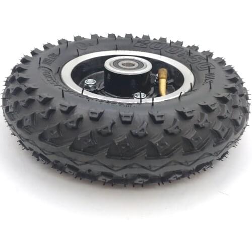 Free shipping good quality 200x50 Tire Wheel off-road Tyre with hub 200x50 (8"x2") for Razor Electric Scooter