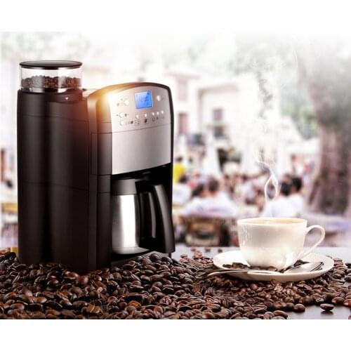 Household Italian Coffee Machine Drip Coffee Maker Small Semi-automatic Steam Milk Frother Coffee Grinder
