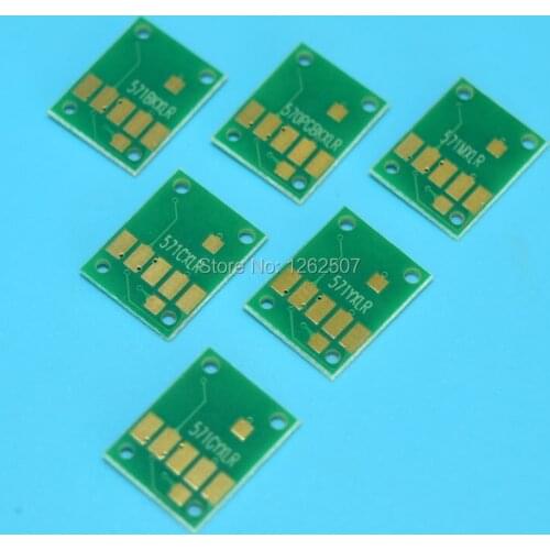 PGI 470 CLI 471 6 color arc chip show ink level one time for canon pgi470 cli471 pgi470 cli471 pixma mg7740 printer chips