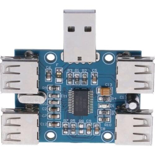 DC 5 V USB Hub USB2.0 Hub 4-Female Hub USB Expansion Board Module New