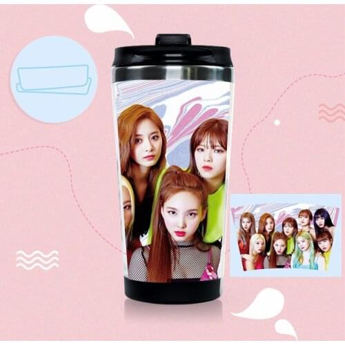 Kpop TWICE Portable Accompanying Cup I CAN'T STOP ME Drinking Bottle MOMO CHAEYOUNG DAHYUN JIHYO JUNGYEON NAYEON SANA YZUYU MINA