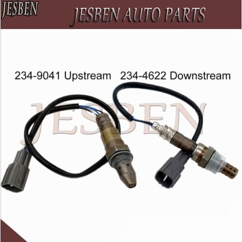 JESBEN 2PCS Front & Rear Oxygen Sensor For Toyota RAV4 2.4L 2006-2008 NO# 234-9041 234-4622 2349041 2344622