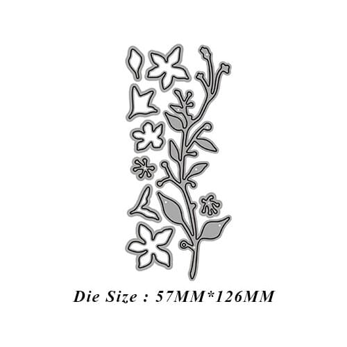 JMCRAFT 2021 New Pretty Flowers And Grass #2 Metal Cutting Dies Scrapbook Mold Cutting Mold DIY Crafts Handmade Dies