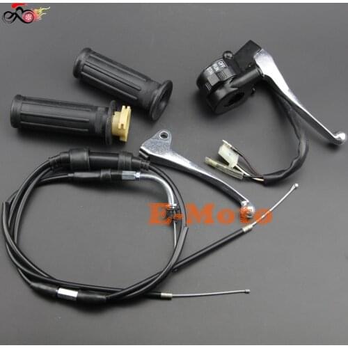Throttle Housing Kill Switch Block Brake Lever Grips Cable For PW50 PY50 PY PEEWEE PW 50 Y-ZINGER 50CC