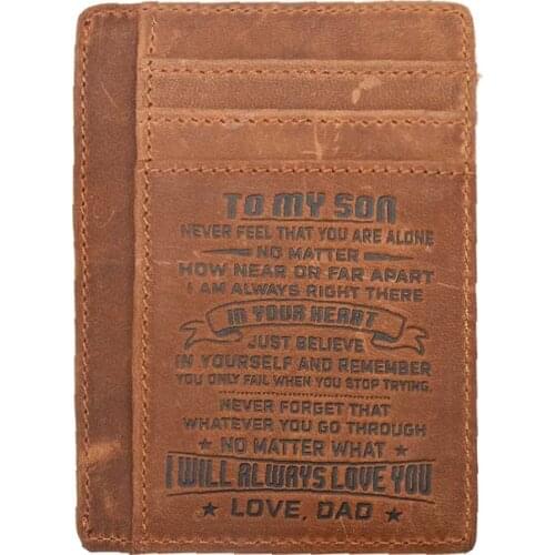 Leather RFID wallet Card Holder Coin Purse crazy horse leather casual card set multi-card position ultra-thin