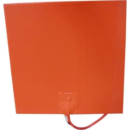 600x600x1.5mm 220v 1200w 3D Printer Heater Silicone Heating Pad 3M PSA NTC 100K