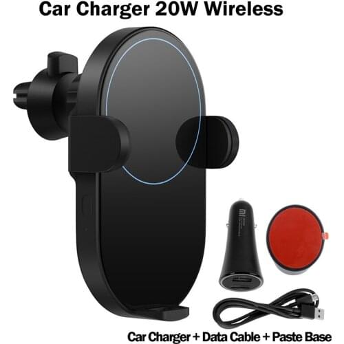 Original Quick Charger 20W Mi Wireless Car Charger WCJ02ZM Car Phone Holder Auto Pinch with Intelligent Infrared Sensor