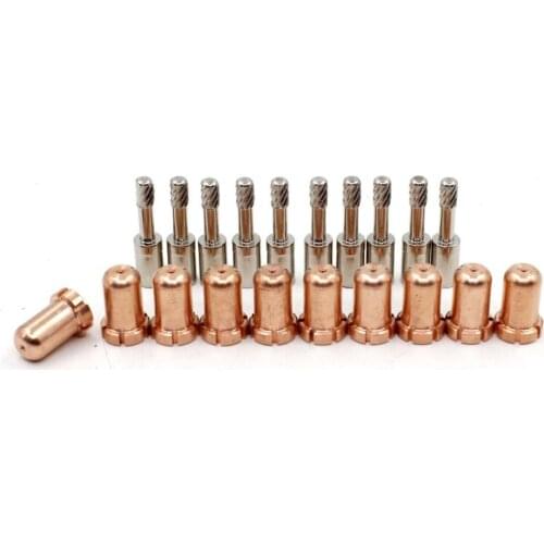 20Pcs Plasma Electrode 9-6506 & Tip 9-6500 for Thermal Dynamics PCH25/38 PCH/M-28 PCH/M-35 PCH/M-40 plamsa cutting torch