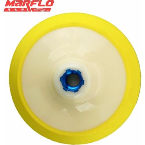 Polisher Plate Backing Pad MARFLO Car Clean Polishing Disc for M5/8 Polisher with Polishing Sponge Pad 5" 6" Sanding Backing Pa
