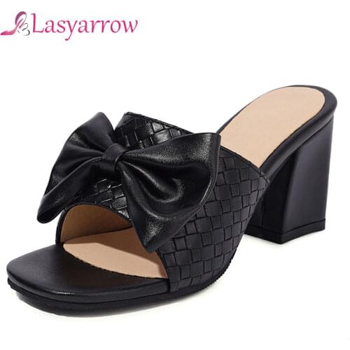 Lasyarrow 2021 Summer Women Sandals Square High Heel Platform Casual Peep Toe Female Elegant Ladies Shoes Zapatos De Mujer