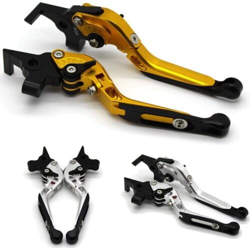 With logo Motorcycle Frame Ornamental Foldable Brake Handle Extendable Clutch Lever For DUCATI Diavel/Carbon/XDiavel/S