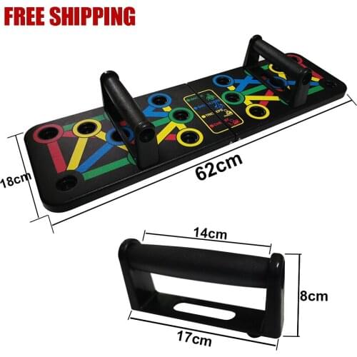 Push-Up Board Foldable Exercise Portable Fitness Equipment Sport Abdominal Biceps Brachii Muscle Chest Training At Home Workout