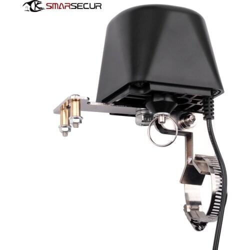 SMARSECUR Tuya Alexa Google Assistant IFTTT Smart Mobile Wireless Control Gas Water Valve Smart Life WiFi Shut OFF Controller